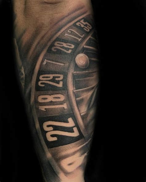 roulette wheel tattoo design|101 Best Roulette Wheel Tattoo Ideas That Will Blow .